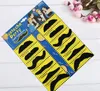 500Set 12pcs / set Halloween Party Costume Fake Mustasch Mustasch Rolig Fake-Beard Whisker Party-Kostym för Vuxna Barnleksaker Sn2834