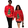 Camisolas masculinos 2022 Autumn e Winter-G-Neck Salover longo Pullover de Natal Padrão de desenho animado Padrão de casal Moda de suéter fora de compra