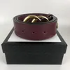 2021 mode grande boucle ceinture en cuir véritable avec boîte concepteur hommes femmes haute qualité hommes ceintures 100-125cm 00001