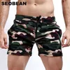 Seobean Homens Camo Casual Shorts Estilo de Verão Moda Camuflagem Algodão Homens Shorts Brand Roupas Bottoms H1210