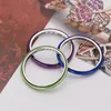 Cluster Rings 100% 925 Silver 2022 ME Collection Green Blue Smalto Stacking Personality Ring Gioielli femminili Adatto per regalo donna fai da te