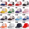 Kids Trucker Cap Puste Kapelusze Snapback Kapelusz Kid Rozmiar 56-60 cm Solidna Kolor Hiphop Beach Caps Unisex Kobiety Krewek Sunblocks 22 Kolory