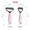 Haird Removal Comb for Dogs Cat Detangler Fur Trimming Dematting Deshedding Brush Grooming Tool For matted Long Hair Curly Pet With OPP Bags Free DHL