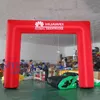 Inflatable Start Finish Line Arch Square Gate 0.6xW3.5xH3m with Full Color Printing and Blower