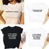 Mode kvinnlig t-shirt ryska inskriptioner t-shirt brev Skriv ut kvinnors sommar hajuku tee topp med slogans tumblr