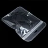 20 Size Clear Plastic Self seal Bags Electronic Accessories Storage Resealable Zipper Poly Jewelry Package Bag Hang Hole LX4177