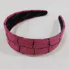 Designer pannband kvinnor tjej hårband retro headwraps gåvor bred tunna sjufärgade klassiska joker g huvudkläder d2112083z229j