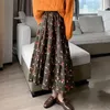 Jupes femmes rétro élégant a-ligne belle Mujer 2022 Style coréen automne vacances Vintage dames vêtements arrivée Empire classique