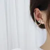 Stud Korean продавать модные украшения медные инкрустация циркона бабочка жемчужная кисточка для ушей костяной клип асимметричные женские серьги