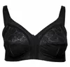 Bras Women Firm Support Wire Bra Full Figure Plus Size Soft D DD F US429175E