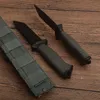 Wysokiej Jakości Zewnętrzny Survival Survival Nóż 12C27 Tanto Point Black Blade Pełna Tang FRN Uchwyt Kemping Piesze wycieczki Noże Rescue z Kydex