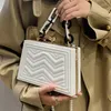 Sacs de soirée marbre de luxe acrylique pour femmes 2021 Messenger Vintage Messenger Boîte à embrayage Solide Formation Sacs à main