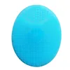 Soft silicone Cleaning Pad Wash Face Facial Exfoliating Brush SPA Skin Scrub Cleanser Tool DAJ125