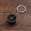 Keychains Luxury Wheel Hub Key Chain Zinc Alloy Tire Styling Car Ring Creative Auto Part FOB MIRI22