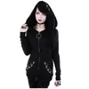 Hoodies das mulheres moletom zipper 2021 mulheres casuais kawaii harajuku moda punk para meninas vestuário tops europeu coreano