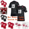 NCAA College Jerseys Nebraska Cornhuskers 17 Andrew Bunch 18 Matt Masker 2 Adrian Martinez 21 Prins Amukamara Anpassad fotbollsstygn