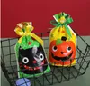 Halloween Candy Tassen Plastic Treat Trekkoord Gift Wrap Tas Verjaardagsfeest Snack Wikkelen Huwelijksfeesten Gunst 50pcs / lot
