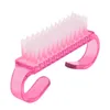 Atacado 6.5 * 3,5 cm Rosa Nail Art Dust Brush Tools Poeira Limpo Manicure Pedicure Ferramenta Pregras Acessórios DH9888