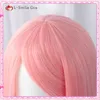 Parrucca Anime Cosplay Haruno Sakura Parrucca rosa carina Parrucche per capelli resistenti al calore Haruno Sakura + cappuccio per parrucca Y0903