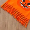 Kinder Kleidung Sets Mädchen Halloween Outfits Kinder Quaste Kürbis Print Tops + Tie Dye Schlaghosen 2 teile/satz Frühling Herbst Mode Boutique Baby Kleidung