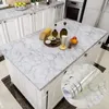 Bakgrunder Renovering Film Marble PVC DIY Självhäftande vattentäta väggklistermärken Köksskåp Dekorativa klibbiga pappersdekaler223U