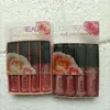 Makeup 4colors Lip Gloss Set matt vattenfast non-stick kopp fuktgivande Lasting Lipstick