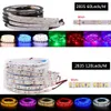 5M 2835 LED Strip 12V Waterproof Led Light 60/120 s/m RGB Tape 5050 5054 Flexible Ribbon White/Red/Green/Blue Y0720