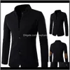 Jackets Outerwear & Coats Mens Clothing Apparel Drop Delivery 2021 Male Clothes Black Coat Men Spring Winter Jacket For Singer Dancer Perform