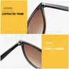 Women's Sunglasses Women Round Glasses Branded Fashion Anti-glare Glass