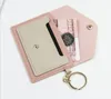 DHL300pcs Card Holders Women PU Candy Color Patchwork Short Square Hasp Min Wallet Mix