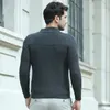 Hommes tricotés chandails mode Cardigan coton décontracté fermetures à glissière complètes Cardigan veste mâle longue ouverte sans boutons noir printemps 210518