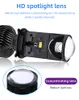 2PCS 90W / PAIR LAMP H4 Mini BI LED-lins projektor Bil strålkastare 20000LM Lampada LED H4 HI / Low Beam Lights Canbus 12V lampa