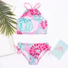 Blumendruck Mädchen Badeanzug Bademode Bunte Kinder Bikinis Sommer Bikini Kinder Biquini Infantil Badeanzug A366