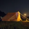 2.75 * 2,4 * 2 M Wodoodporna bawełniana namiot na płótnie, namiot kempingowy, bluzy aluminiowe ślubne 3-5person Namioty rodzinne i schroniska