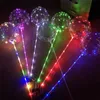 LED-Luftballons mit Stab, riesiger leuchtender Ballon für Kinder, Spielzeug, Geburtstagsfeier, Hochzeitsdekorationen2391311