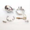 Stainless Steel Male Chastity Device Adult Cock Cage Bondage Chastity Cage With Spike Ring Catheter Sex Toy For Men Chastity Bet P0826