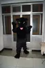 Costume de mascotte de panthère noire, image réelle, déguisement pour fête de carnaval d'halloween, personnalisation de support