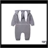 Jumpsuitsrompers Kleidung Baby Kinder Mutterschaft Drop Lieferung 2021 Ankunft Baby Strampler Herbst Winter Infant Langarm Overalls Kleinkind Cott