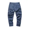 Pantaloni da uomo MANVALUE Tipo autunno e inverno Design originale Cotone Tasche multiple Cargo per il tempo libero