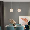 Nordic Neue Schmiedeeisen Kristall LED anhänger lampe Luxus stil luminaria für schlafzimmer restaurant wohnkultur anhänger licht glanz