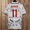 1999メキシコメンズサッカージャージブランコヘルナンデス1994 H.サンチェス1998ブランコホームアウェイ3番目のサッカーシャツ半袖ユニフォーム