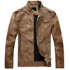 Męskie skórzane kurtki marki skórzana kurtka motocyklowa mężczyźni futra Jacket Jaqueta de Couro Masculina Mens Leather Coats Jaqueta Couro 211008
