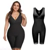 Ganzkörper Shapewear Frauen schlampige Scherzscheide Offener Schritt Overbust Korsett postpartale Unterwäsche Plus -Größe Bodysuit Bauchgürtel 10 Stcs kostenlos DHL