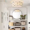 Ceiling Lights Modern LED Round Square Fabric Lampshade Lamp For Living Room Bedroom Balcony Aisle Corridor Lighting Decoration