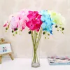 Decorative Flowers & Wreaths Small Artificial Orchids Present Touch For Home Wedding Decorations Party Decor (White)