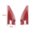Janela dianteira de fibra de carbono vermelho Uma decoração do triângulo da coluna adesivos para suzuki Jimny 19+ Acessórios interiores
