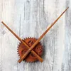 Väggklockor Hushållens Vicissitudes European Retro Old Rust DIY Clock Gear Creative Hanging Core Watch Tillbehör Big Pointer