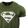 Casual Gym Sport T-shirt Mannen Korte Mouw Running Kleding Man Workout Training Tees Fitness Top Sporting T-shirts Rashgard