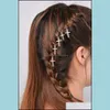 Hair Clips & Barrettes Jewelry Hairstyle Geometry Hairpin Dirty Braid Ornaments Girl Charm Tools Makeup Beauty Wedding Hip-Hop Ae Drop Deliv