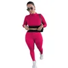 In Bulk Fall Women Tracksuits Long Sleeve Pants Outfits Two Pieces Set Casual Bodycon Sportswear Ladies Leggings Suits 2021 Type Selling klw9#